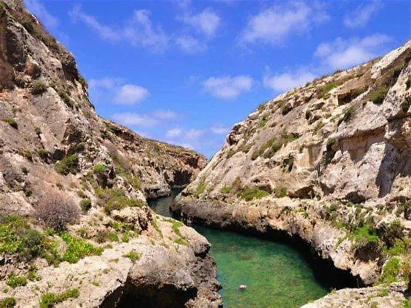 Pansiyon Shared Cauchi Corner House With Roof Pool And Pay Per Use Aircondition Għarb